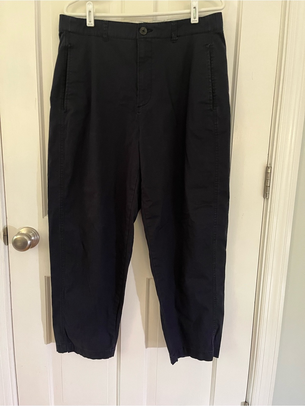 🌟Old Navy Navy Blue High Waist Tapered OG Chinos Size Large